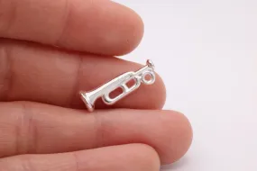 Trumpet Charm, 925 Sterling Silver, 638