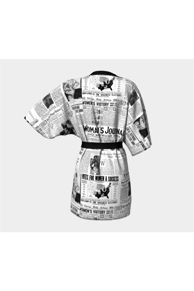 Women's Suffrage Kimono Robe