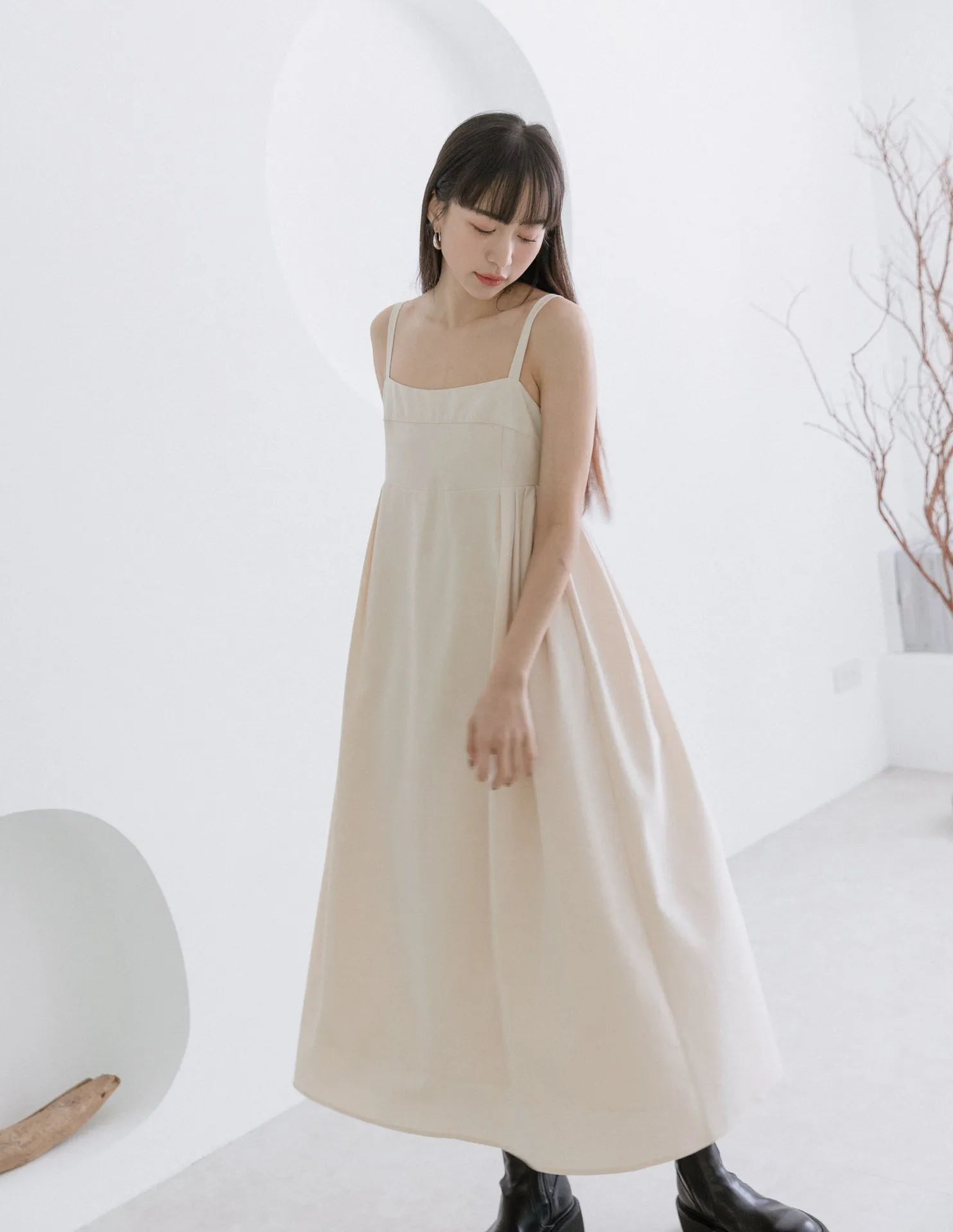 Zaira Dress in Cream